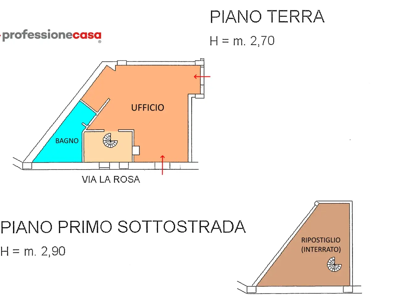 Ufficio in Via Miracoli 8, Foggia, {3} - Planimetria 1