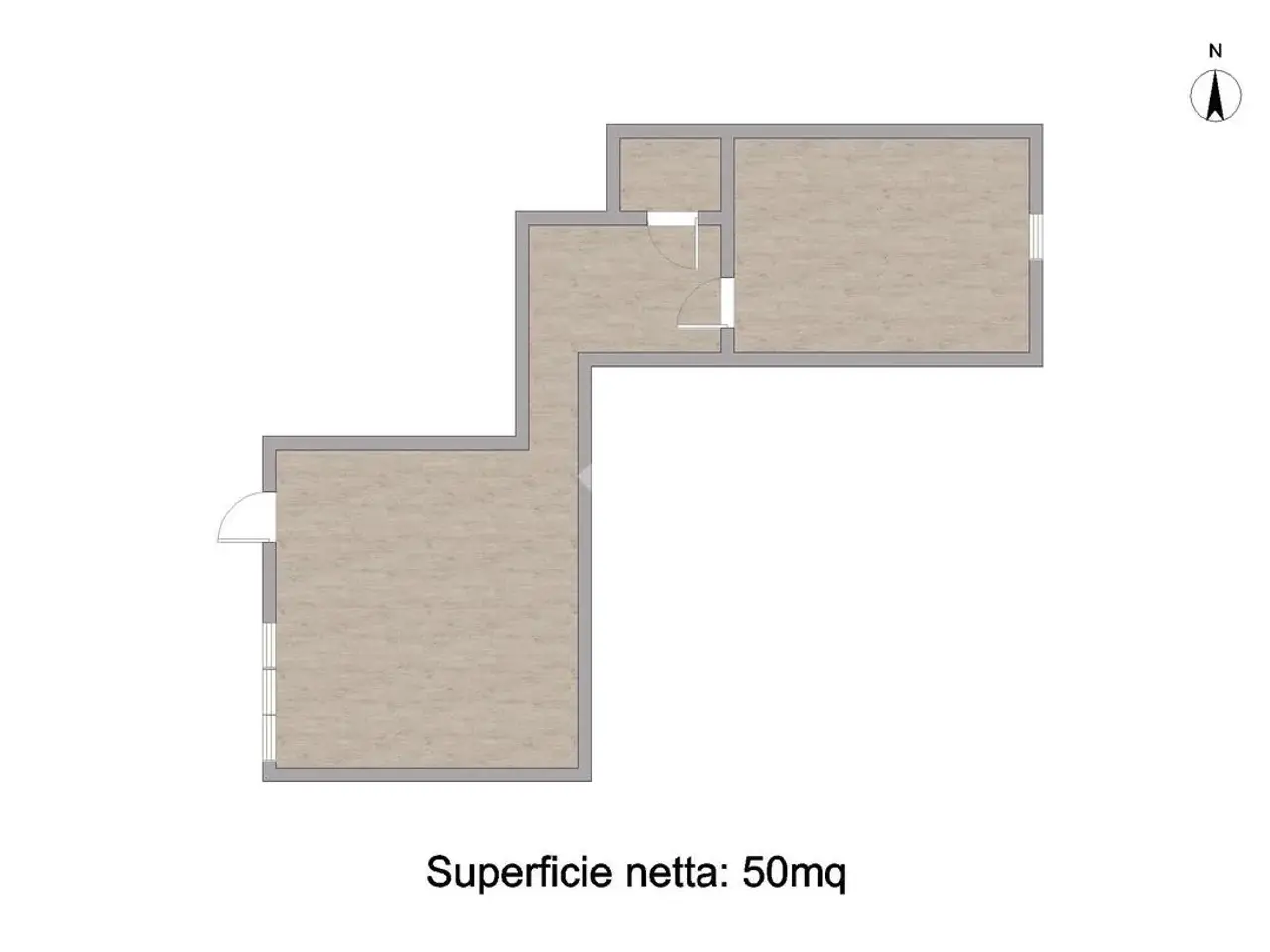 Negozio in Via Borgo Padova 13, Camposampiero, {3} - Planimetria 1