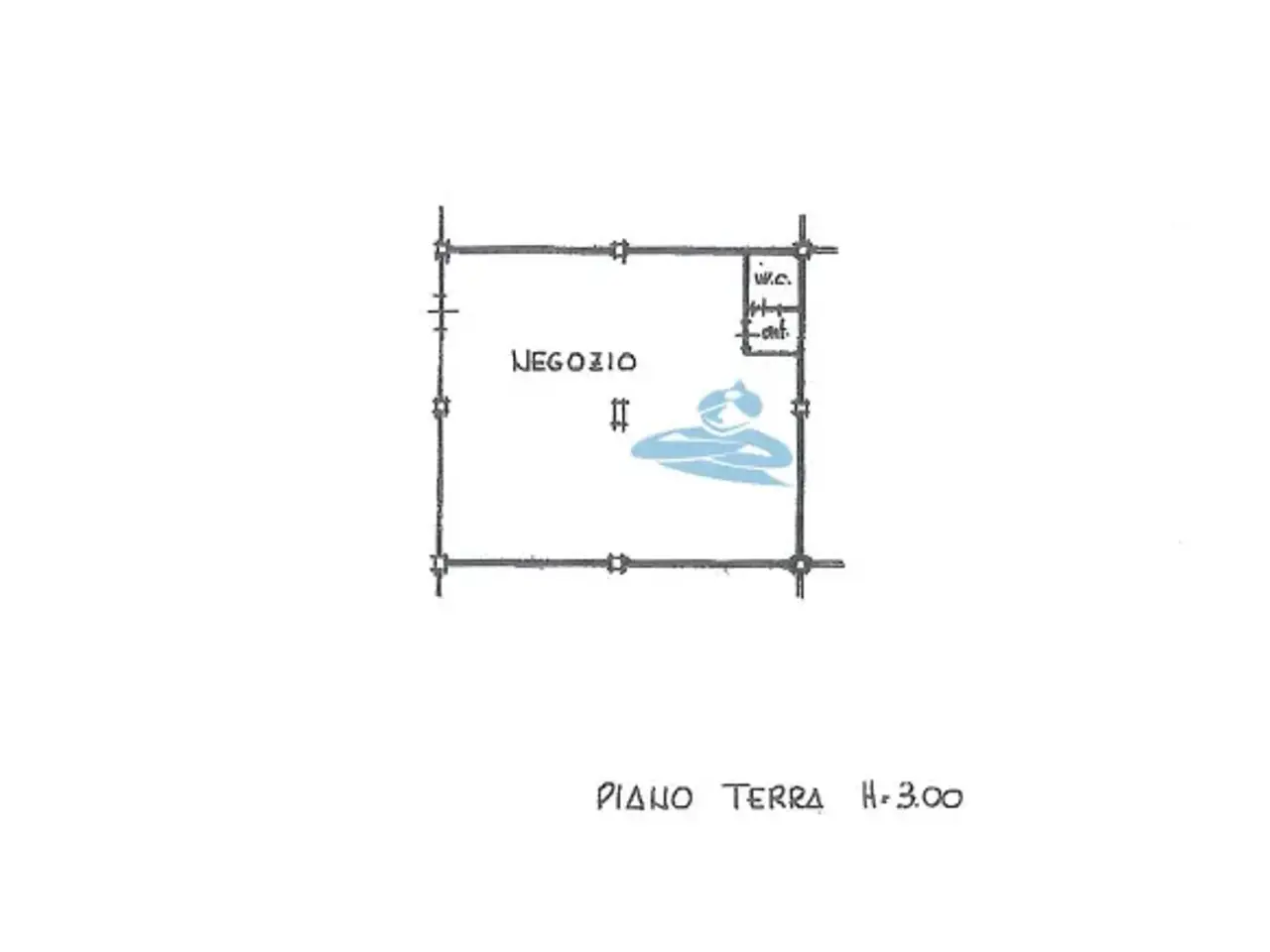 Negozio in Viale del Pescatore 19, Ravenna, {3} - Planimetria 1