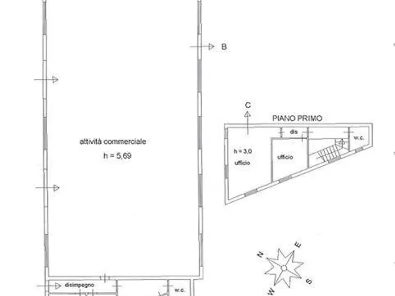 Negozio in Via Elorina Snc, Siracusa, {3} - Planimetria 1