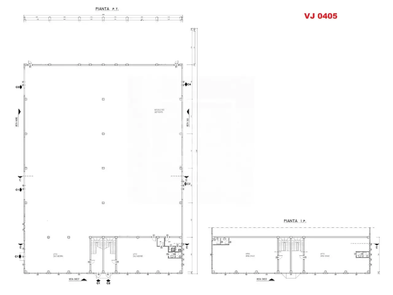 Capannone in Via Pitagora 15, Rubiera, {3} - Planimetria 1
