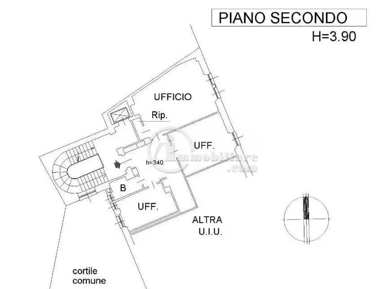 Ufficio in Corso Giacomo Matteotti, Milano, {3} - Planimetria 1