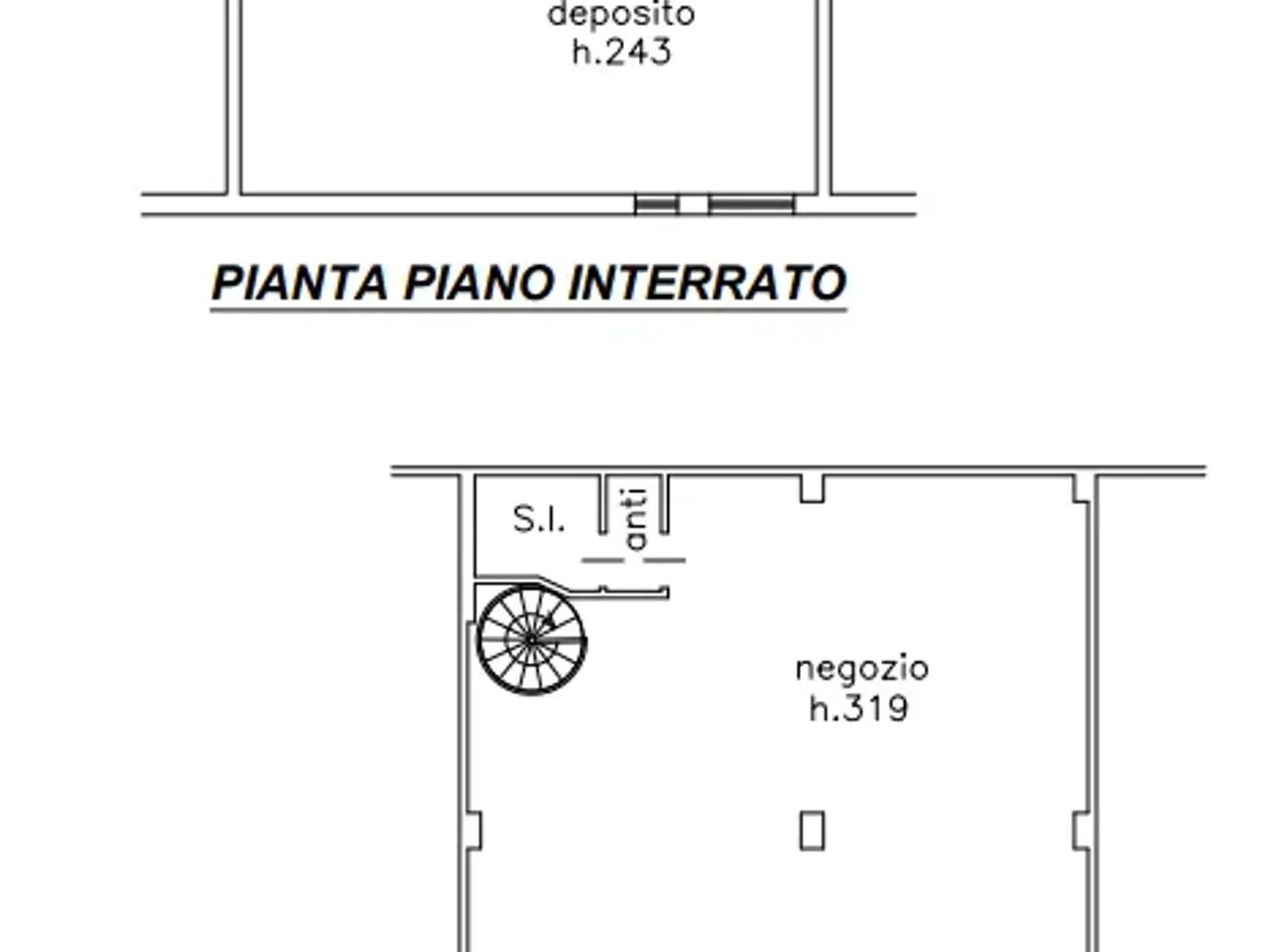 Locale commerciale in Viale Alcide De Gasperi 28, Dignano, {3} - Planimetria 1