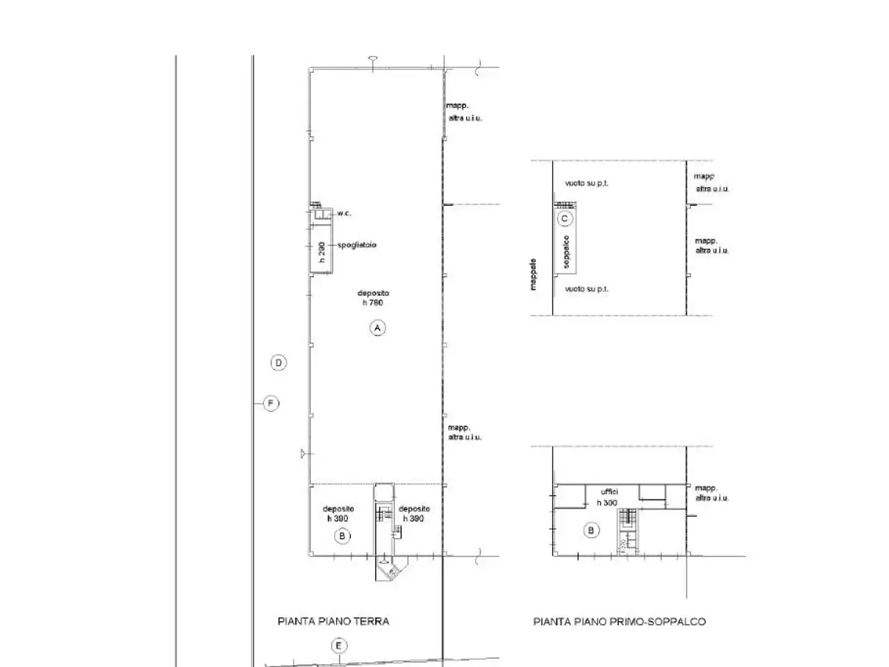 Capannone in Via Antonio Locatelli 102, Biassono, {3} - Planimetria 1