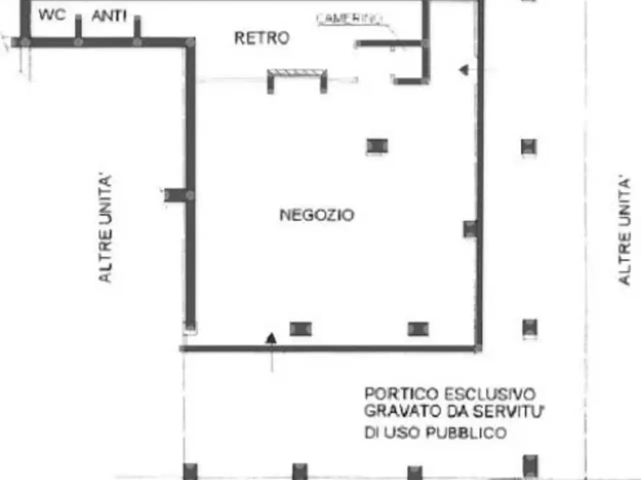 Negozio in Corso delle Terme, Montegrotto Terme, {3} - Planimetria 1