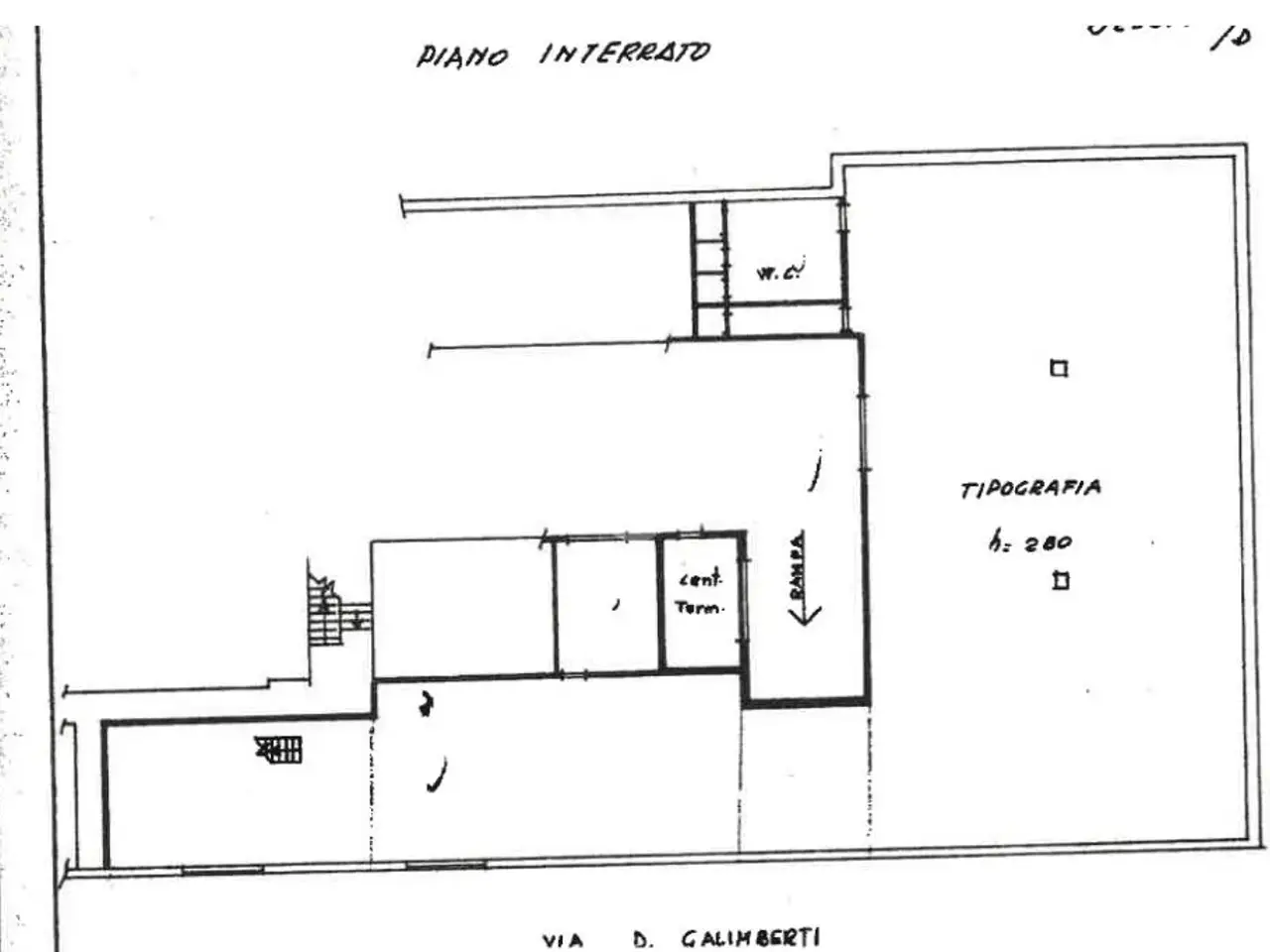 Negozio in Via Duccio Galimberti 4, Alba, {3} - Planimetria 1