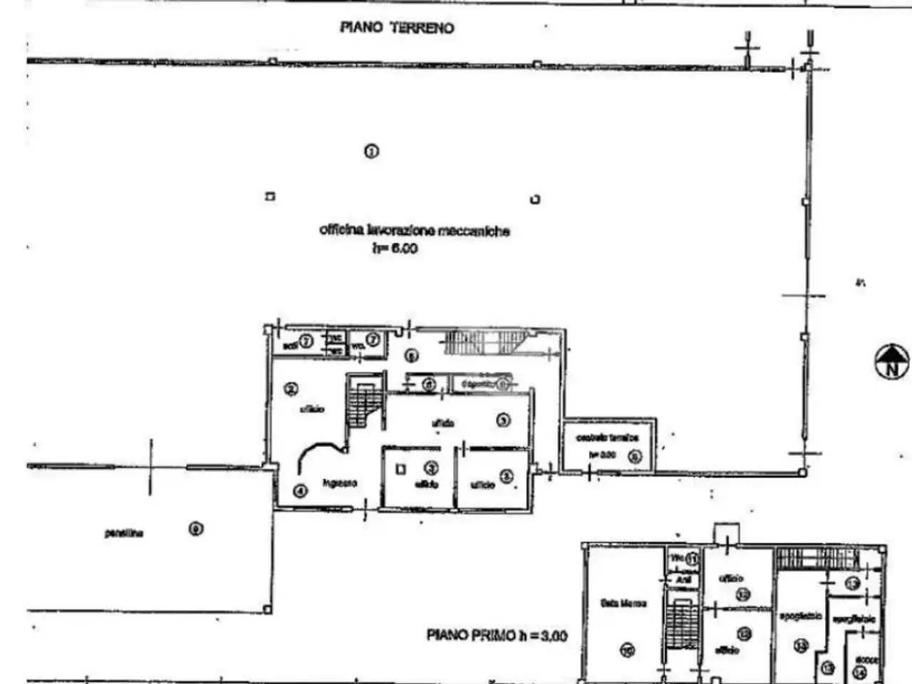 Capannone in Via Fratelli Berra 23, Ozegna, {3} - Planimetria 1