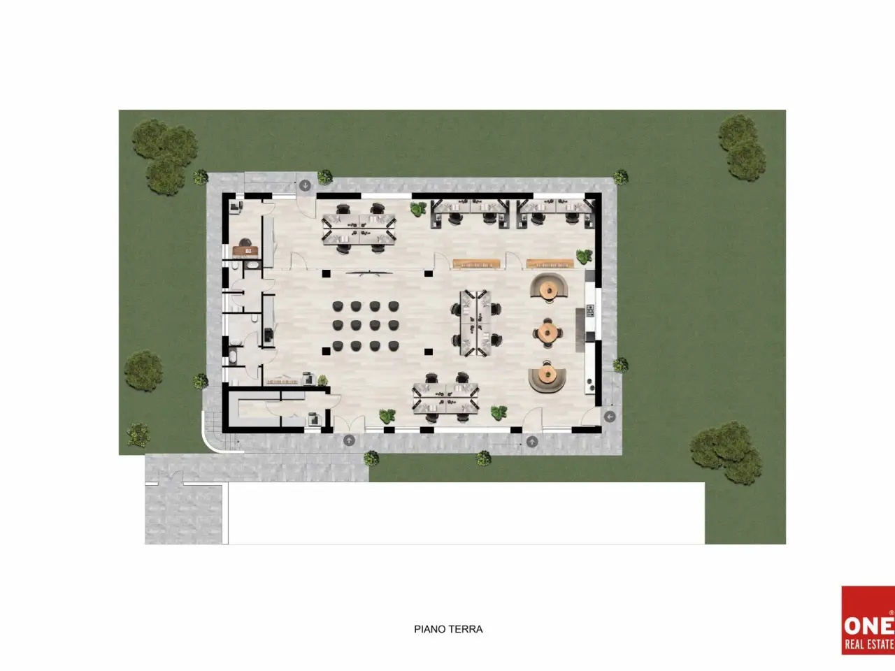 Laboratorio in Via Monte Rosa, Arcore, {3} - Planimetria 1