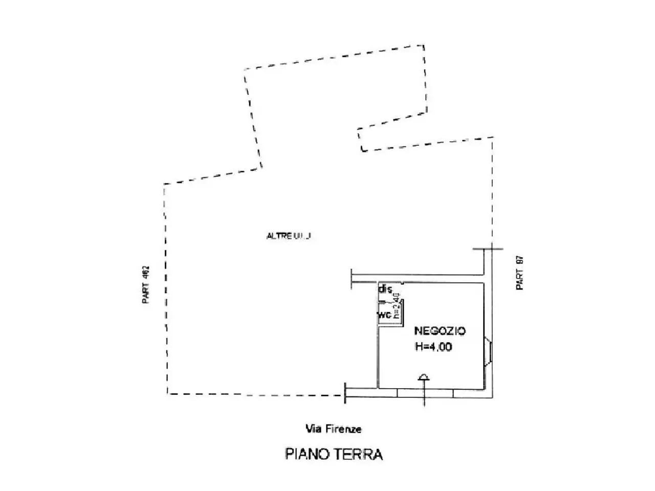 Negozio in Via Firenze 233, Pescara, {3} - Planimetria 1