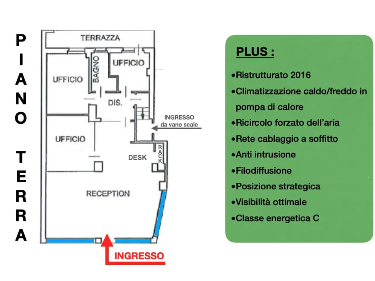 Locale commerciale in Via San Caterina, Pasian Di Prato, {3} - Planimetria 1