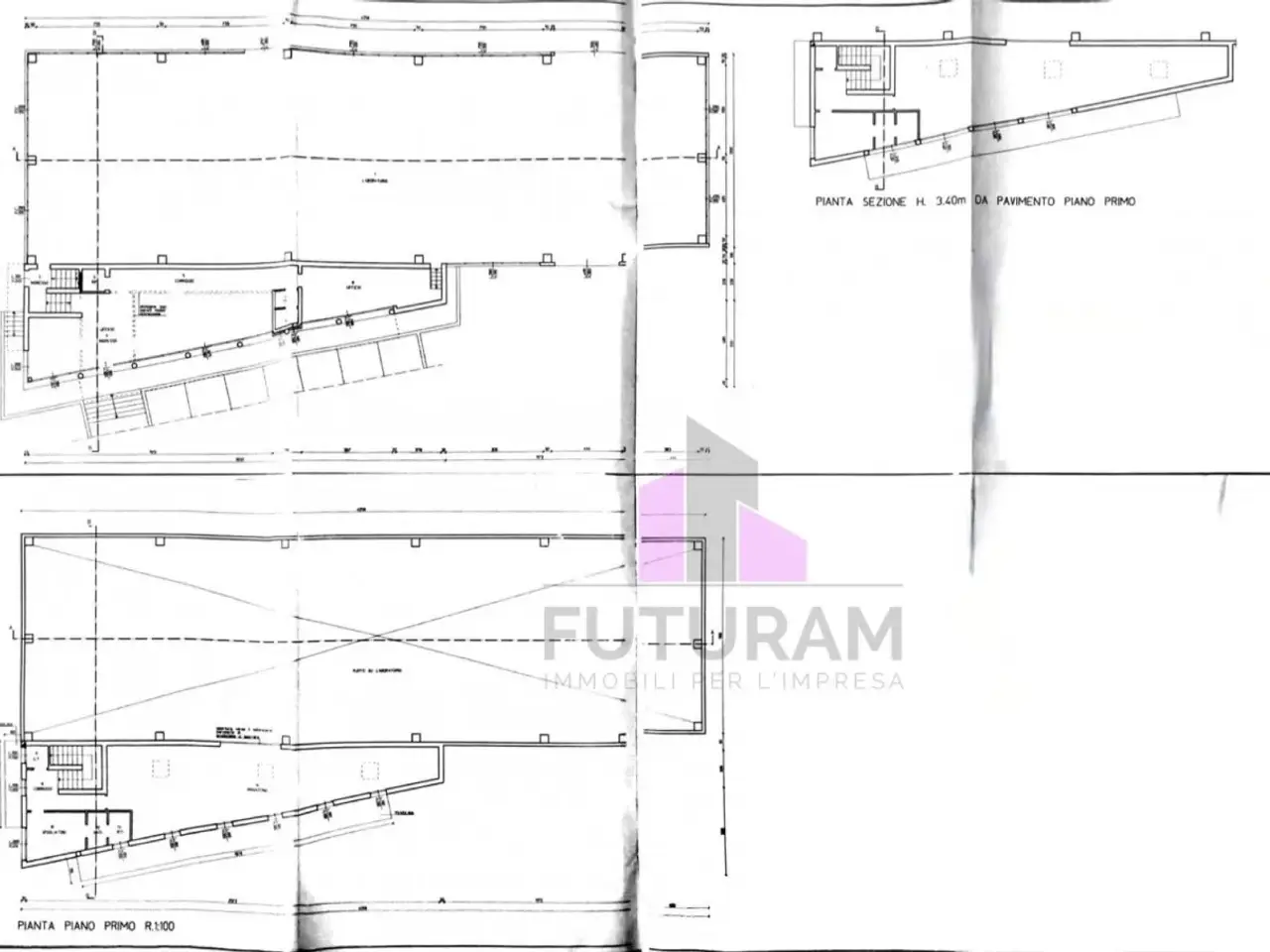 Capannone in Via Treviso, 10, Monticello Conte Otto, {3} - Planimetria 1
