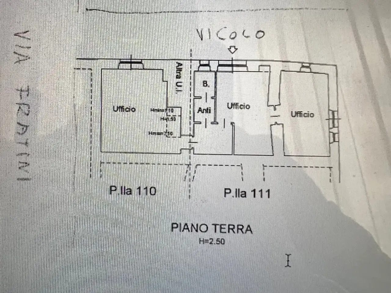 Ufficio in Ufficio Negozio Via Fratini, Terni, {3} - Planimetria 1