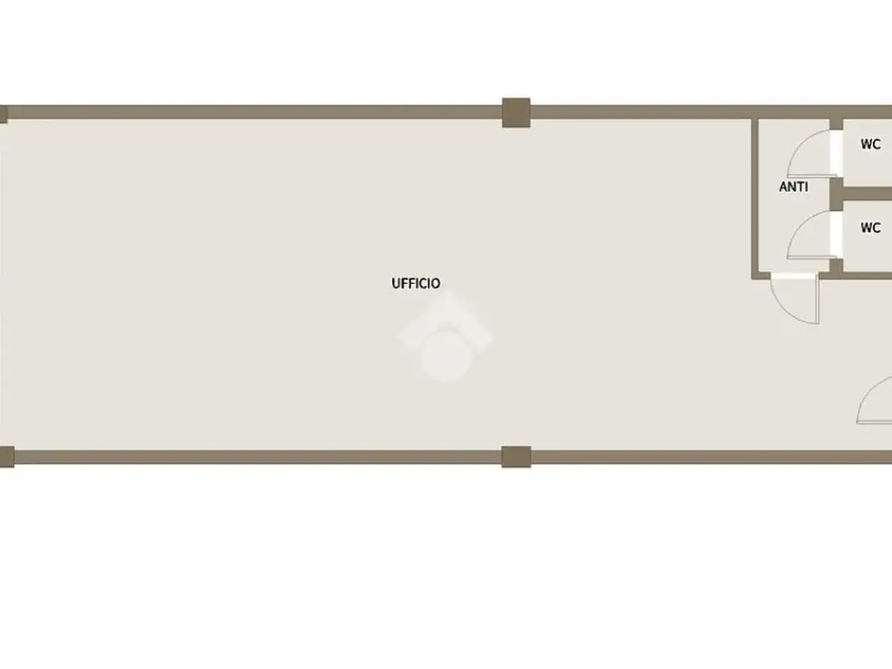 Ufficio in Via San Crispino 70, Padova, {3} - Planimetria 1