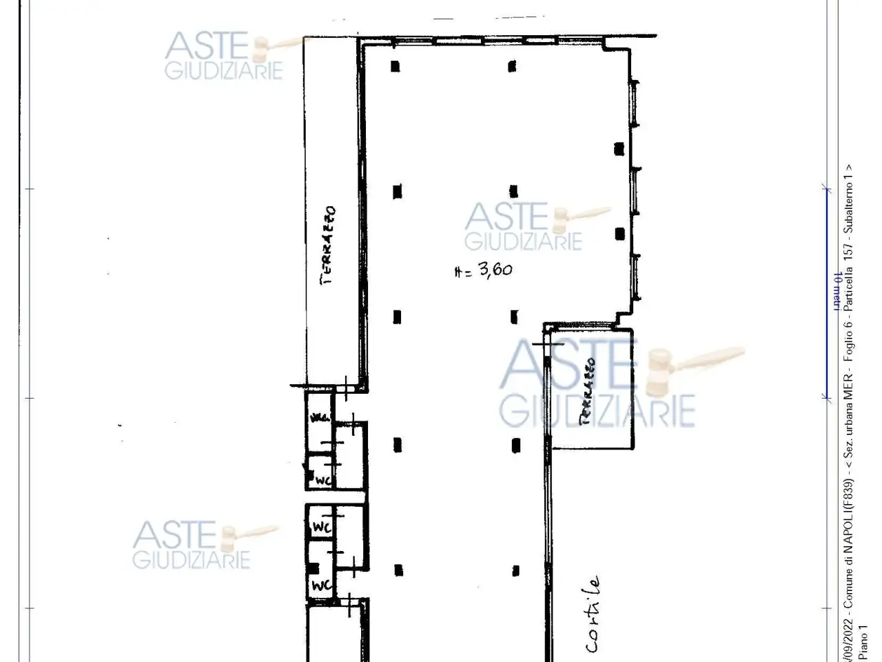 Laboratorio in Via Emanuele Gianturco, 92, 80146 Napoli Na, Italia 92, Napoli, {3} - Planimetria 1