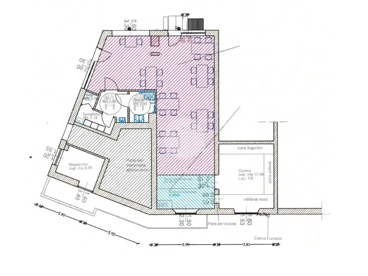Negozio in Viale del Piave 8, Brescia, {3} - Planimetria 1