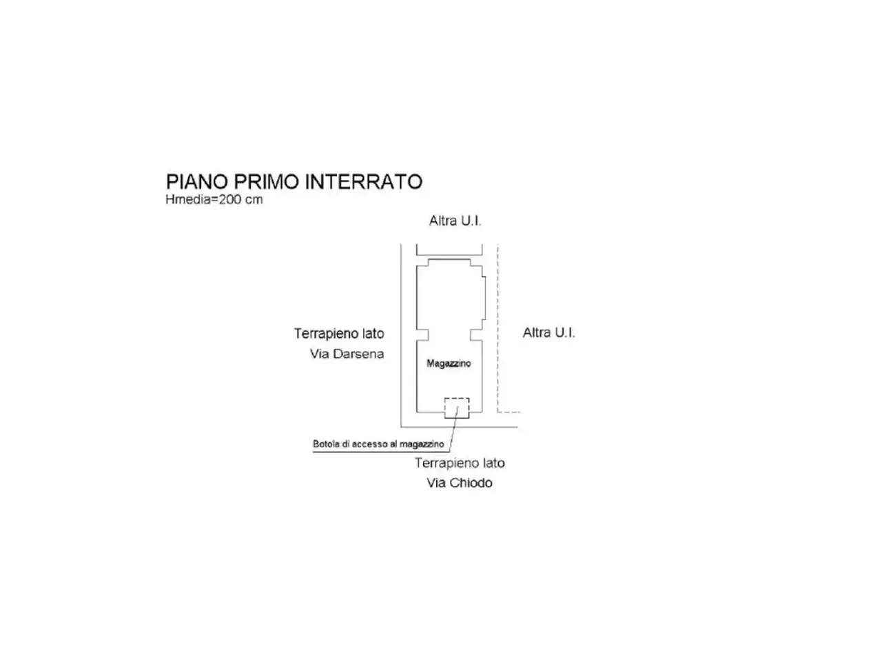 Negozio in Via Chiodo, N. 30, Savona, {3} - Planimetria 1