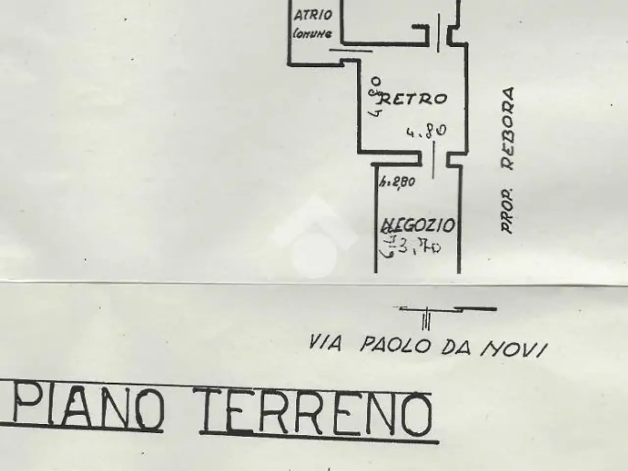 Negozio in Via Paolo da Novi 1, Novi Ligure, {3} - Planimetria 1