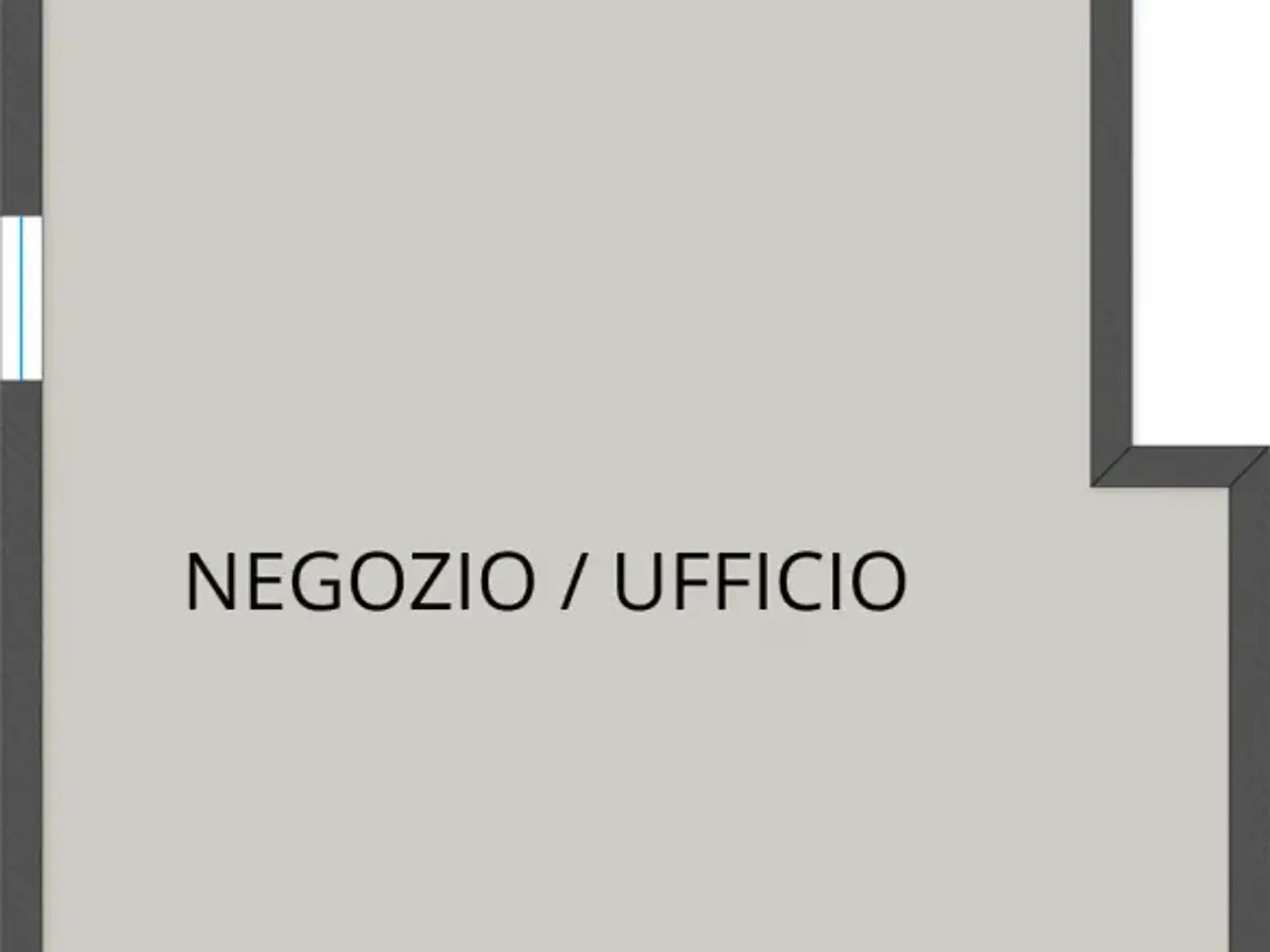 Negozio in Via Gramsci  127/a, Cadoneghe, {3} - Planimetria 1