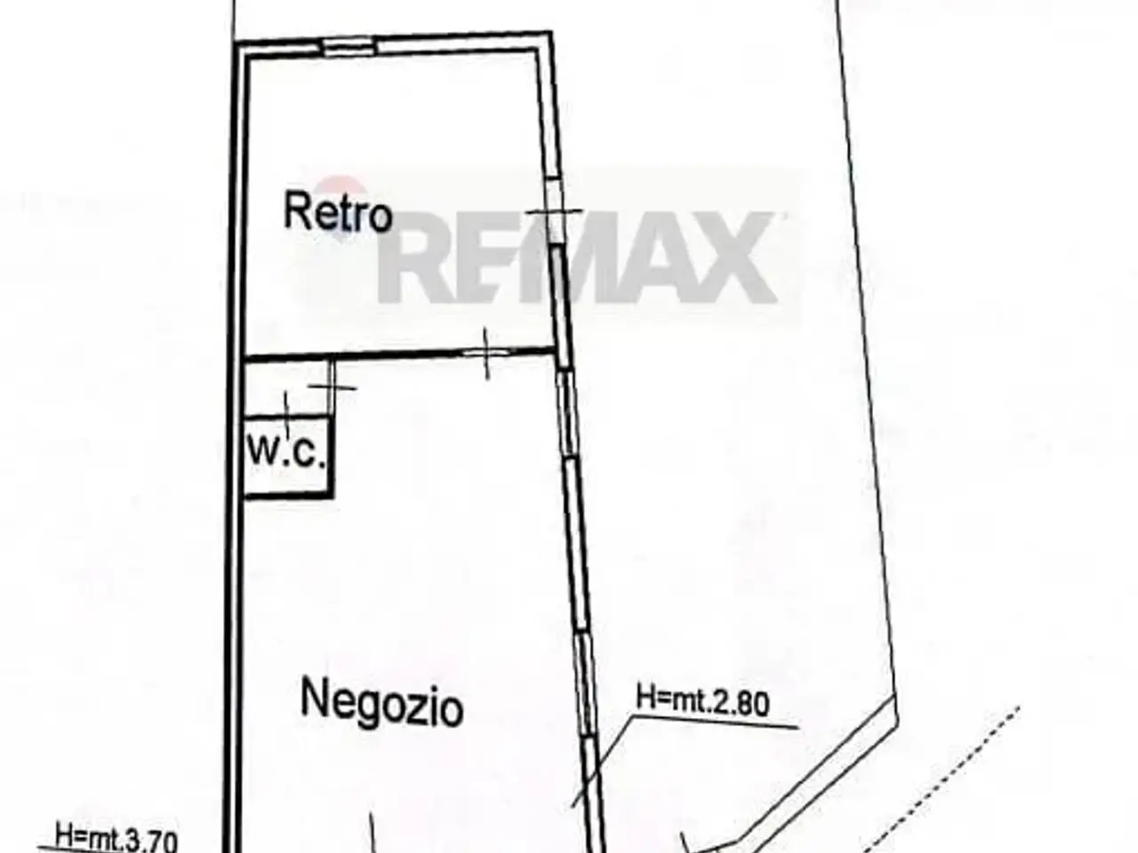 Negozio in Via Partinico Snc, Terrasini, {3} - Planimetria 1