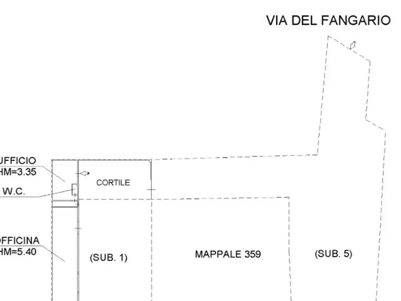 Capannone in , Cagliari, {3} - Planimetria 1