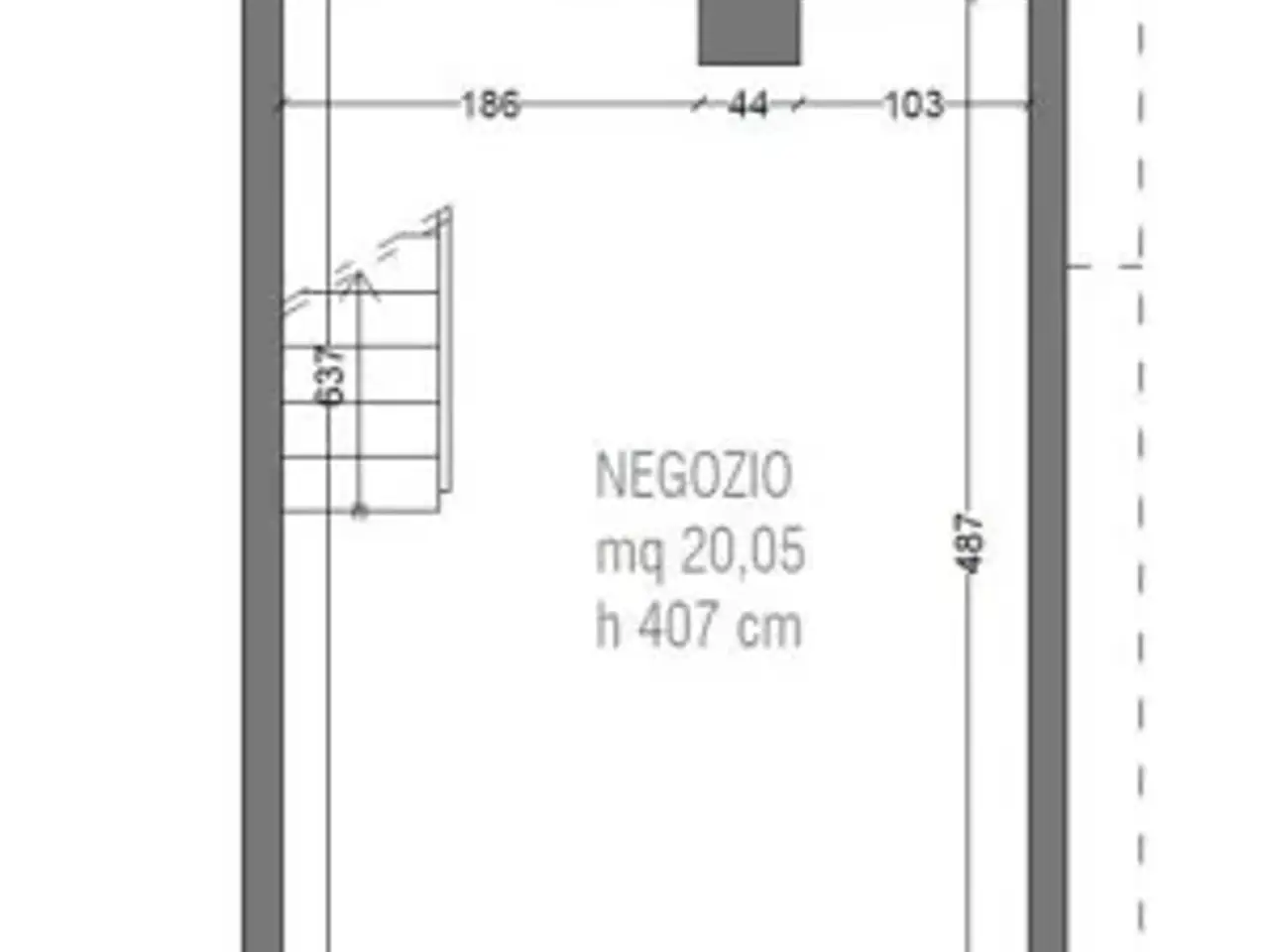 Negozio in Via Andrea Solari 23, Milano, {3} - Planimetria 1