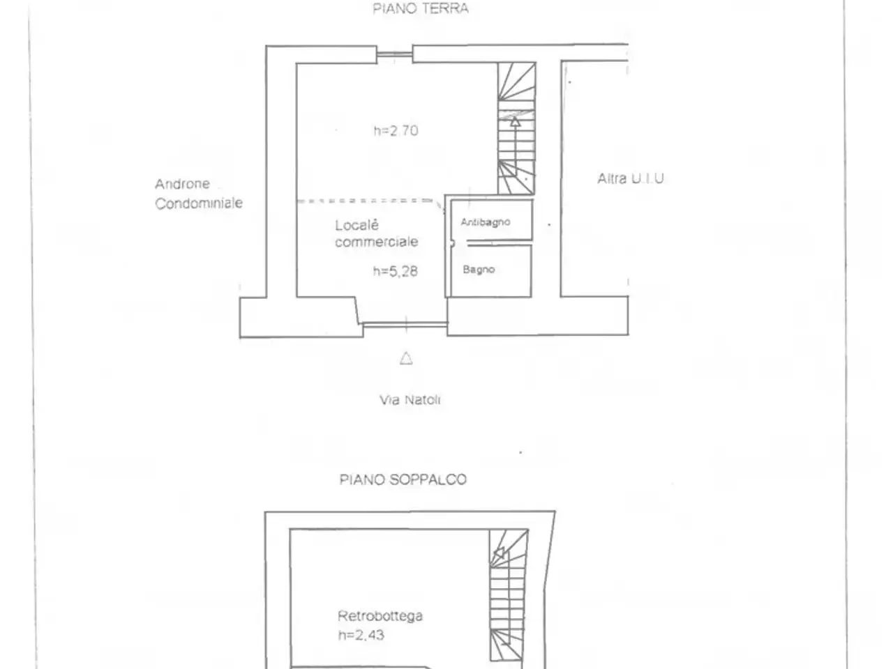 Palazzina commerciale in Via Natoli 18, Messina, {3} - Planimetria 1