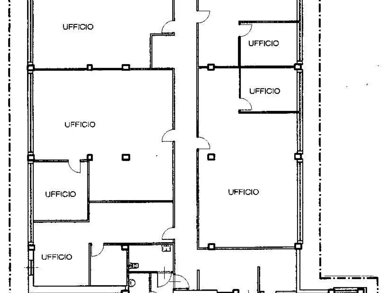 Ufficio in Via Chivasso, Rivoli, {3} - Planimetria 1