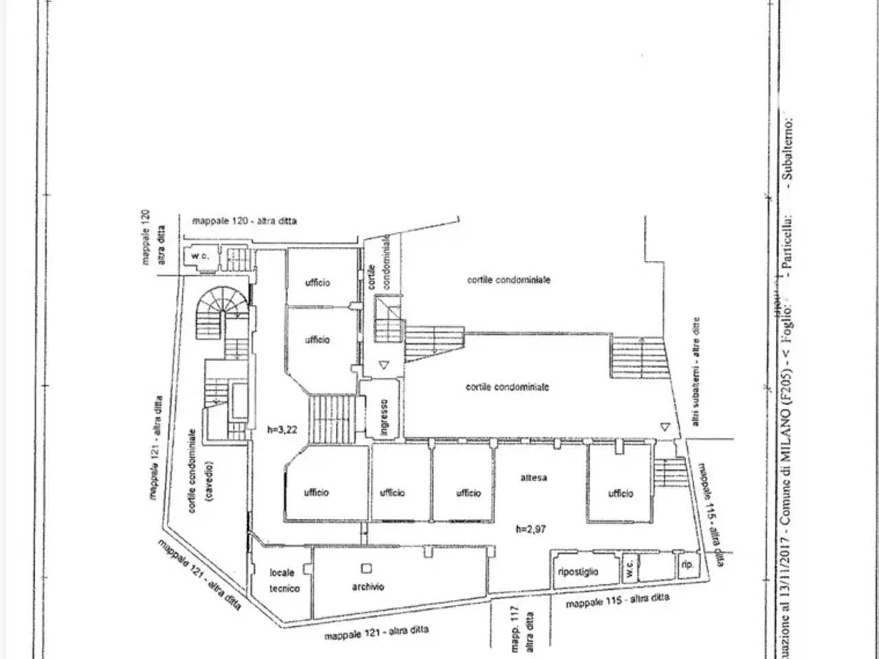 Ufficio in Via Fieno , Milano, {3} - Planimetria 1
