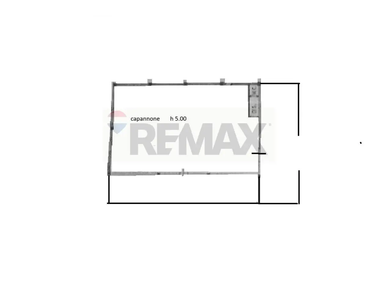 Esercizio commerciale in Viale delle Industrie, Paderno Dugnano, {3} - Planimetria 1