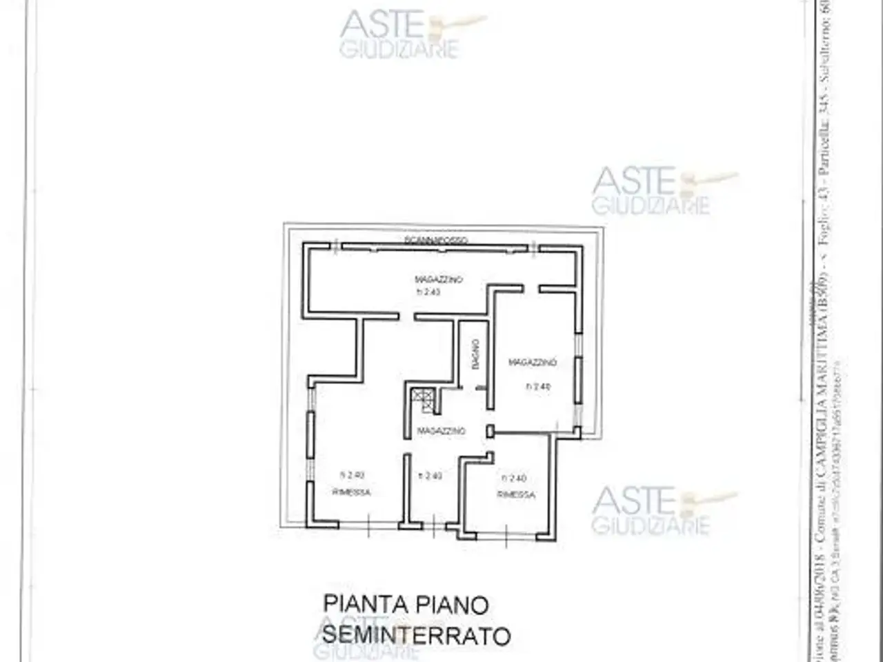 Fabbricato misto in Via di Rimigliano, 1a, 57021 Campiglia Marittima LI, Italia 1a, Campiglia Marittima, {3} - Planimetria 1