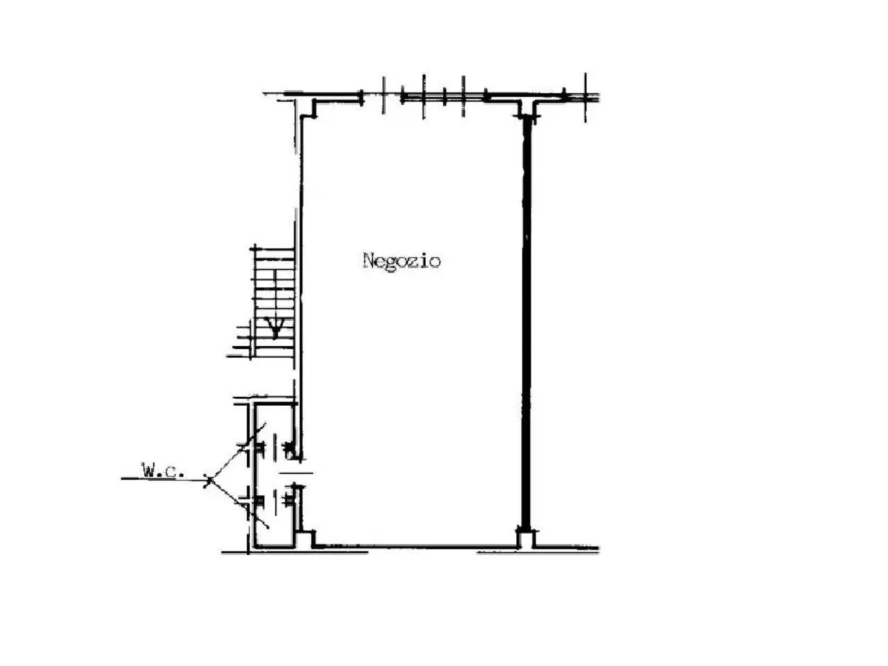 Negozio in Via Galileo Ferraris 41, Santhia', {3} - Planimetria 1