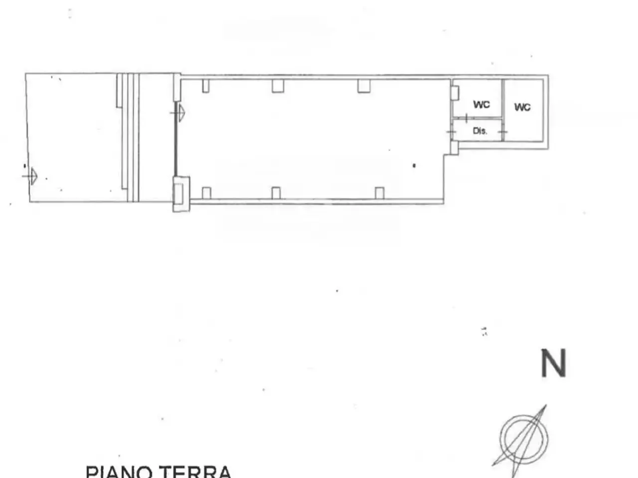 Negozio in Via Resistenza Partigiana Sn., Modica, {3} - Planimetria 1