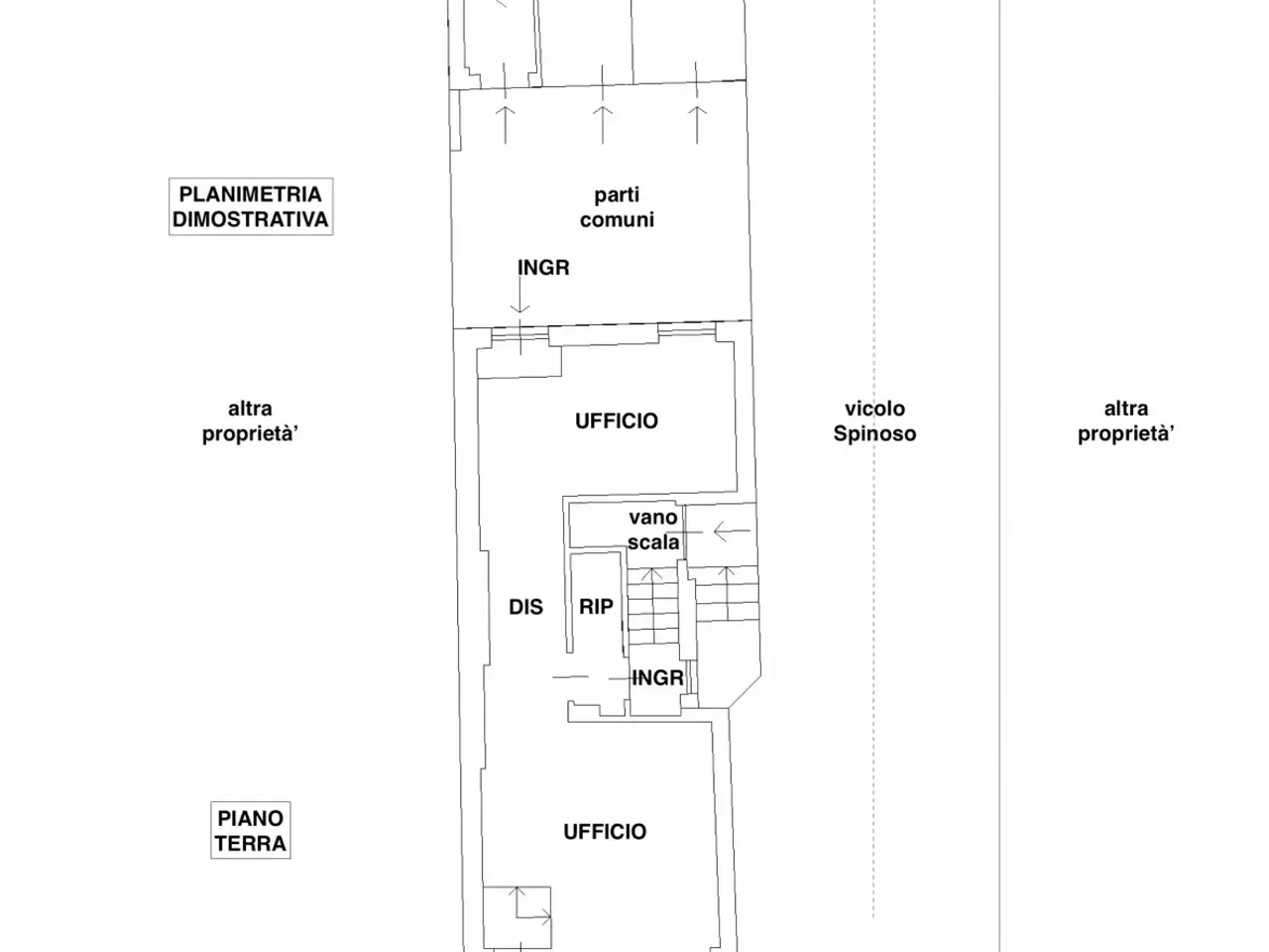 Ufficio in Corso Camillo Benso di Cavour N° 175, Garlasco, {3} - Planimetria 1