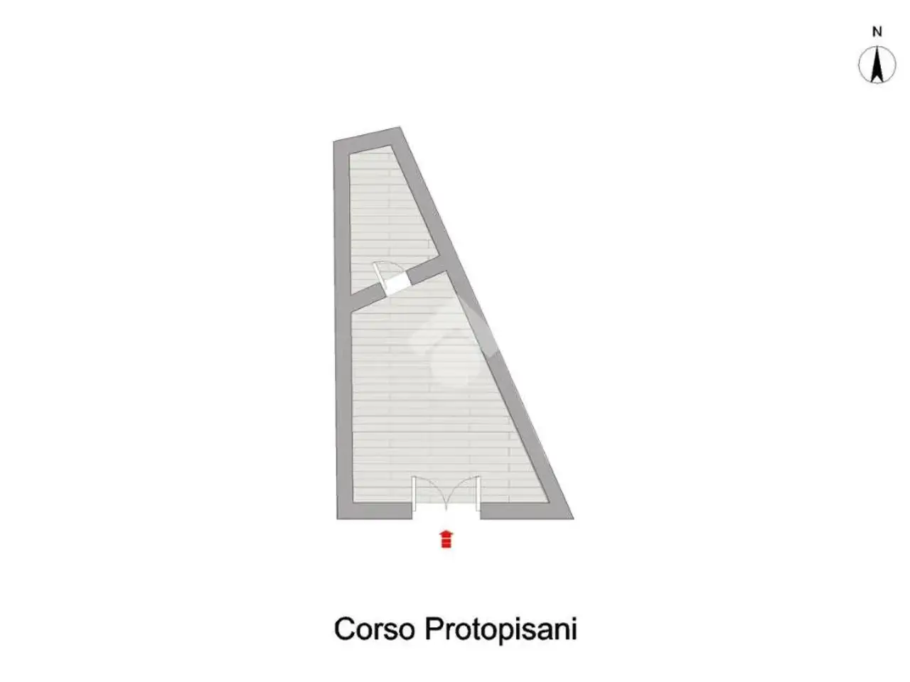 Negozio in Corso Nicolangelo Protopisani 54, Napoli, {3} - Planimetria 1
