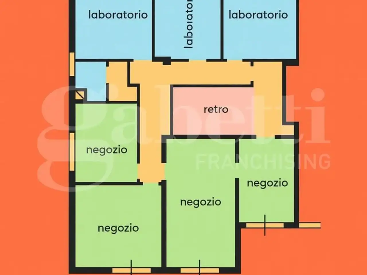Negozio in , Modena, {3} - Planimetria 1