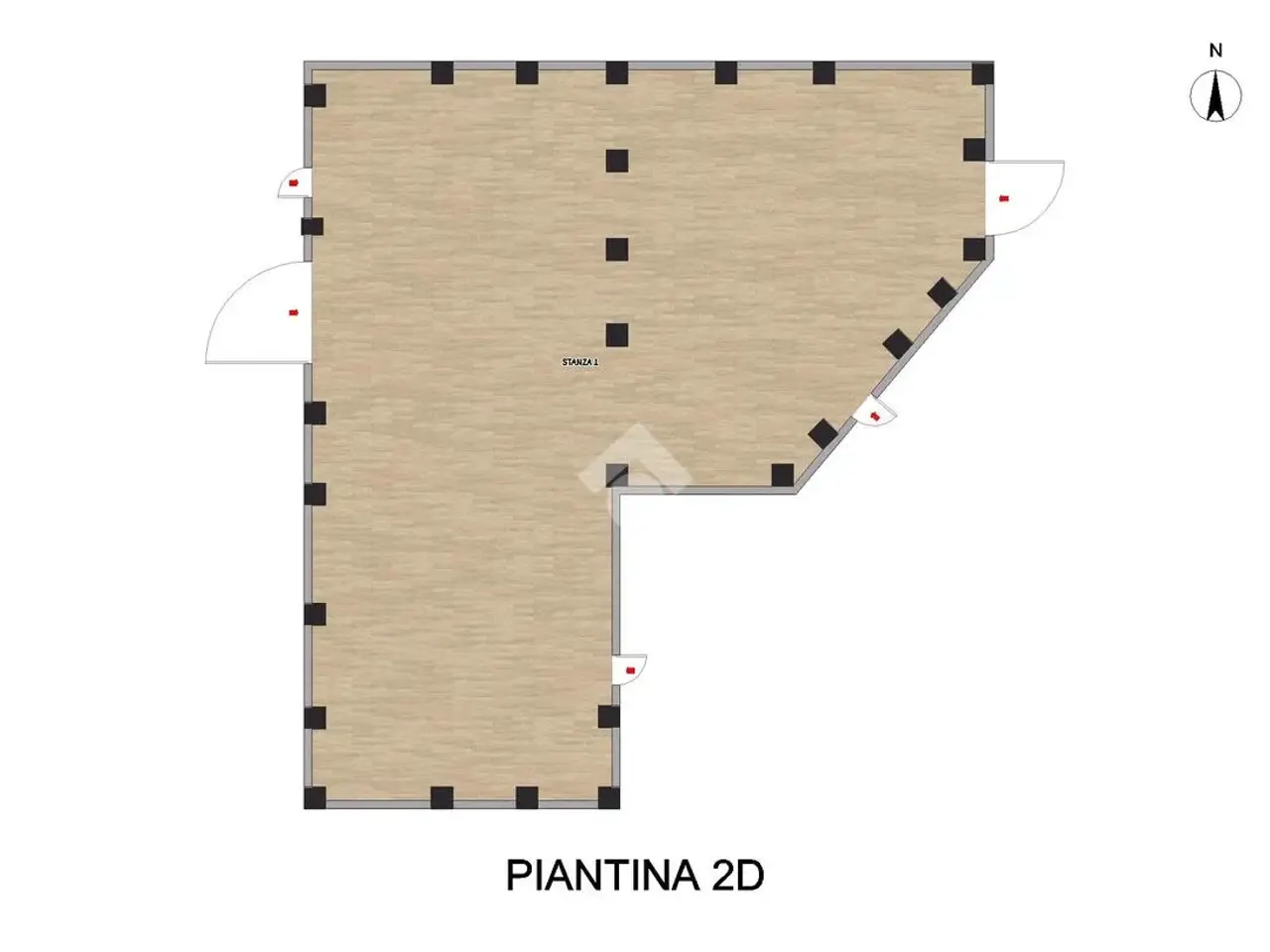 Capannone in Via 1° Maggio, Isorella, {3} - Planimetria 1