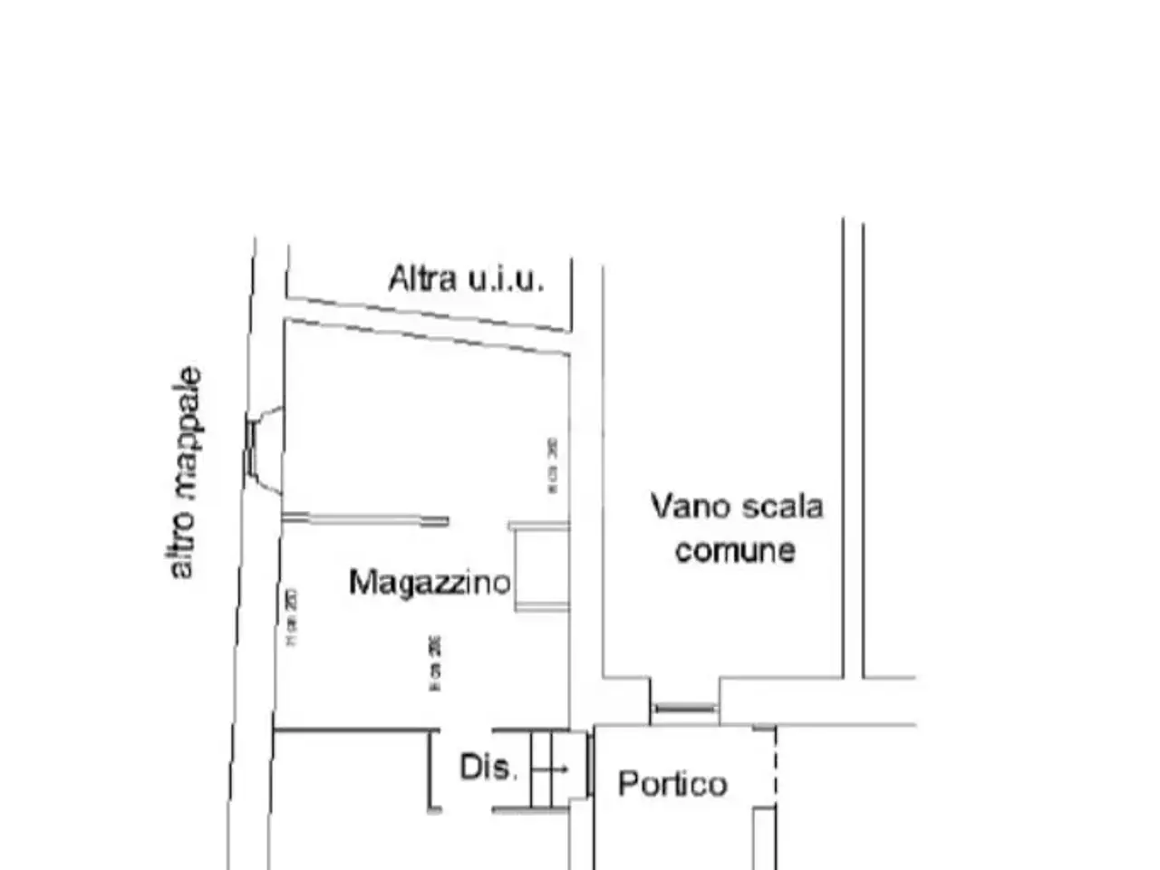 Negozio in Via Alessandro Manzoni 15, Cenate Sotto, {3} - Planimetria 1