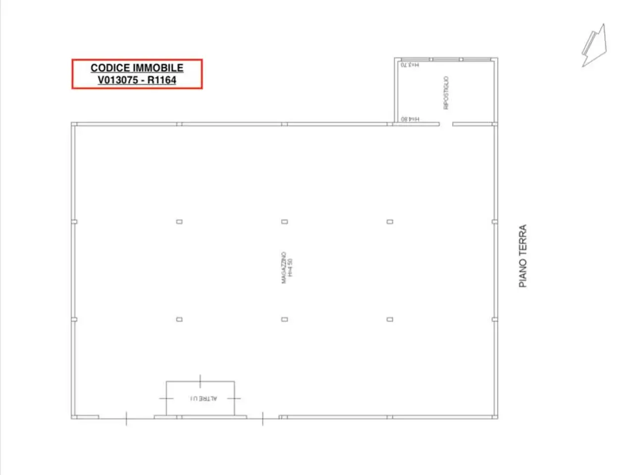 Capannone in Via Romana 29, Poviglio, {3} - Planimetria 1