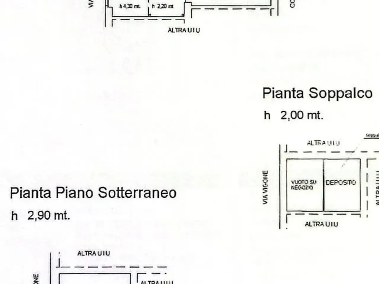 Negozio in Via Vigone 2, Torino, {3} - Planimetria 1