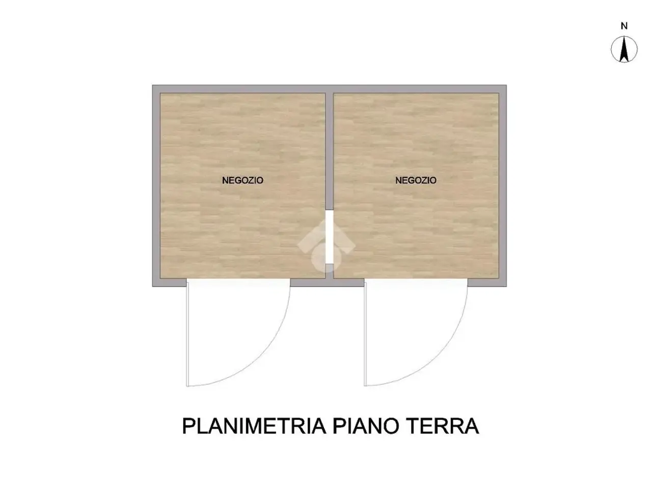 Negozio in Via Borghetto 1, Piacenza, {3} - Planimetria 1