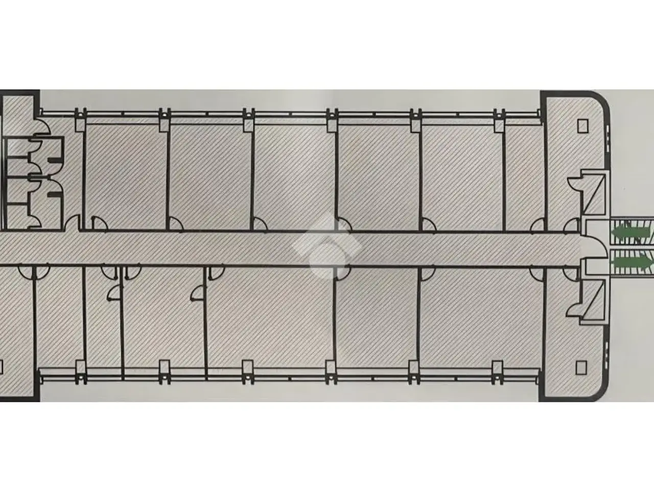 Ufficio in Via Enrico Mattei 102, Bologna, {3} - Planimetria 1