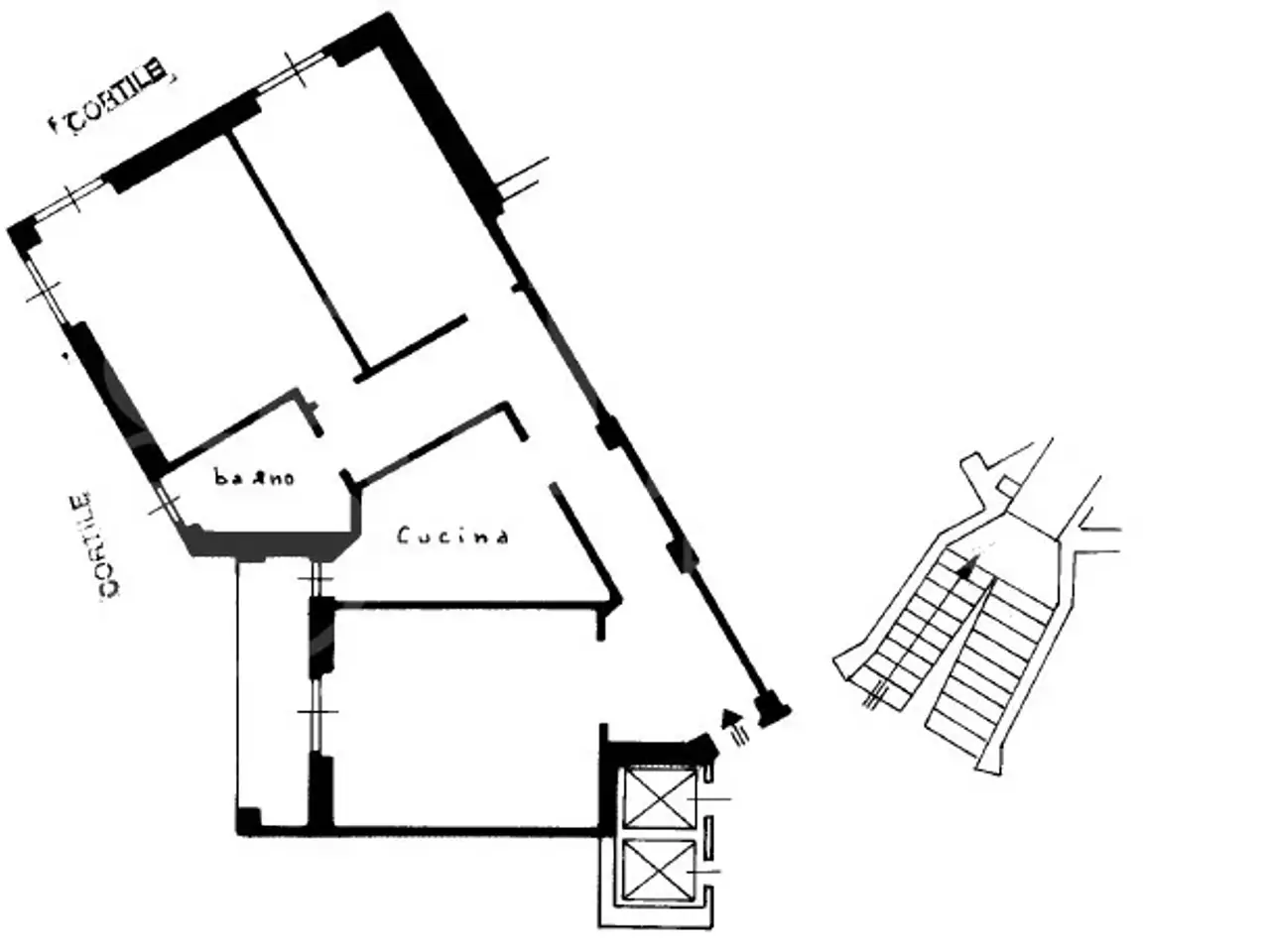 Trilocale in Via Leopoldo Marchetti 1, Milano - Planimetria 1