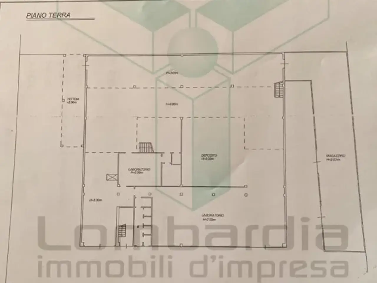 Capannone in Via Lombardia 34, Vignate, {3} - Planimetria 1