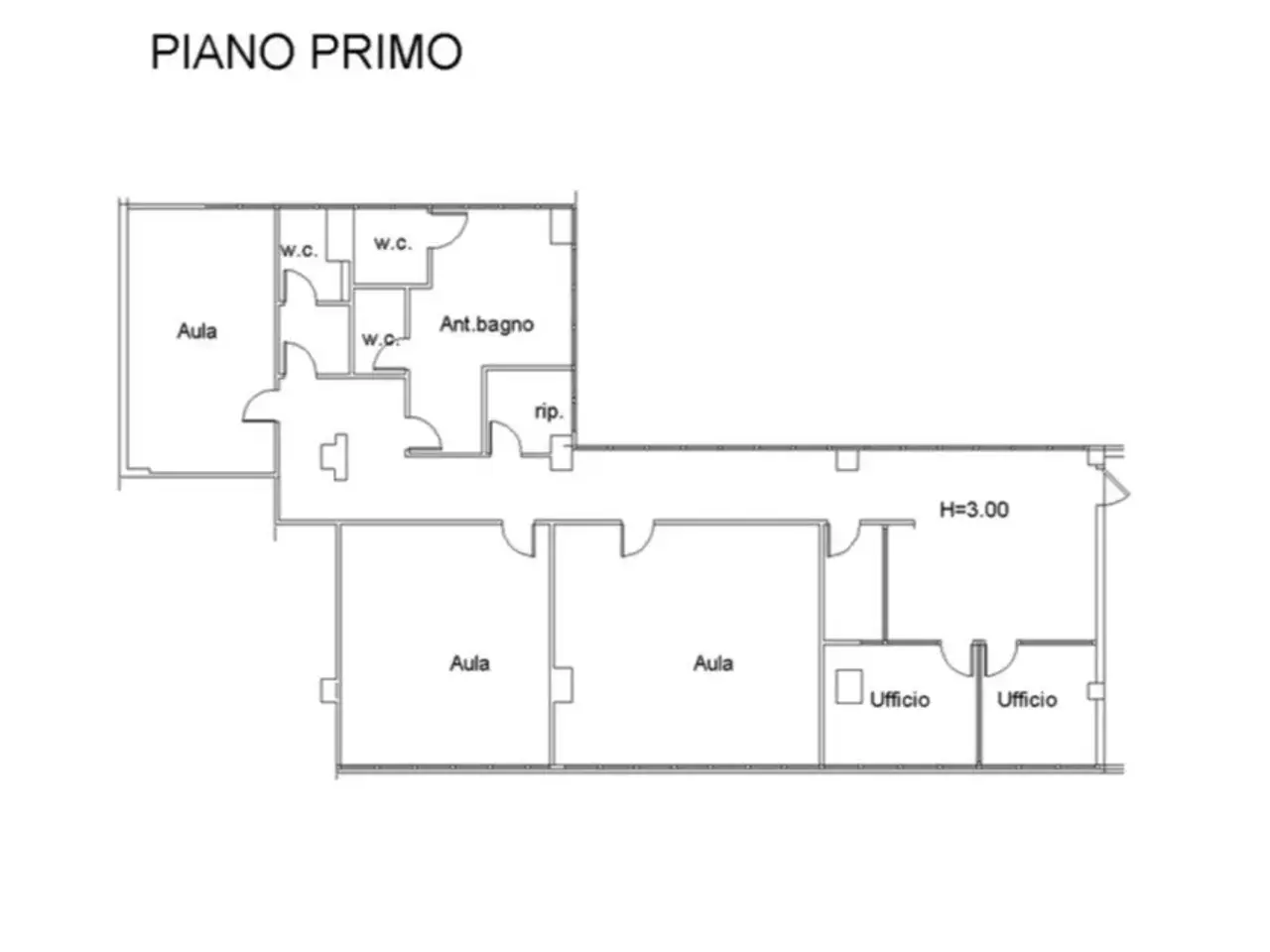 Ufficio in Viale dello Stadio 77, Terni, {3} - Planimetria 1