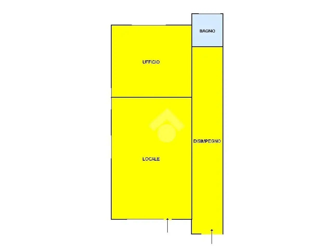 Negozio in Via Giotto 21, Terni, {3} - Planimetria 1