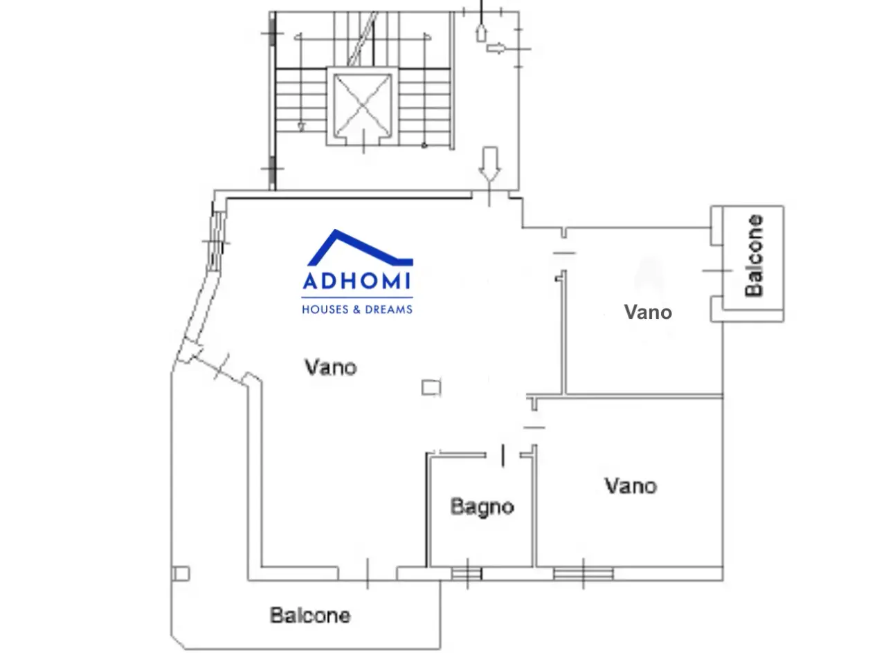 Ufficio in Via Dalmazia 57, Carbonia, {3} - Planimetria 1
