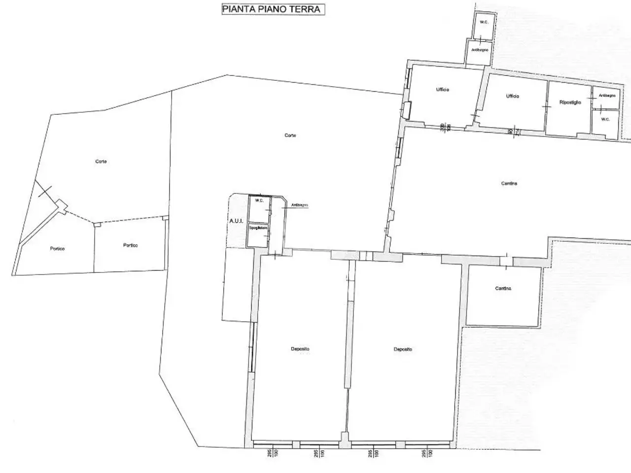Magazzino in Via Manica 8, Gussago, {3} - Planimetria 1