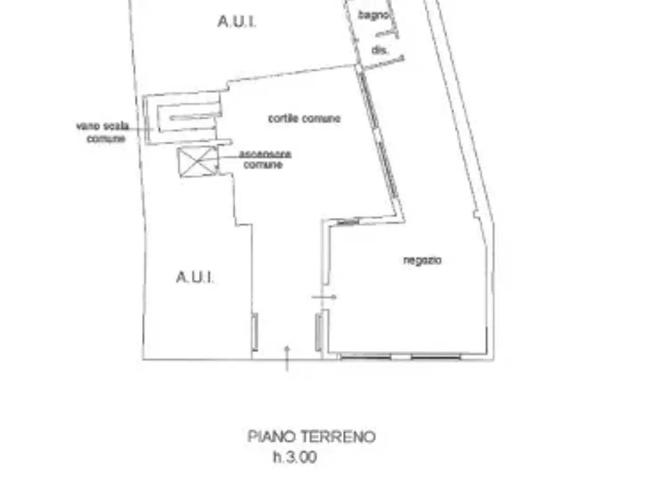 Negozio in Via dei Mercanti, Gallarate, {3} - Planimetria 1