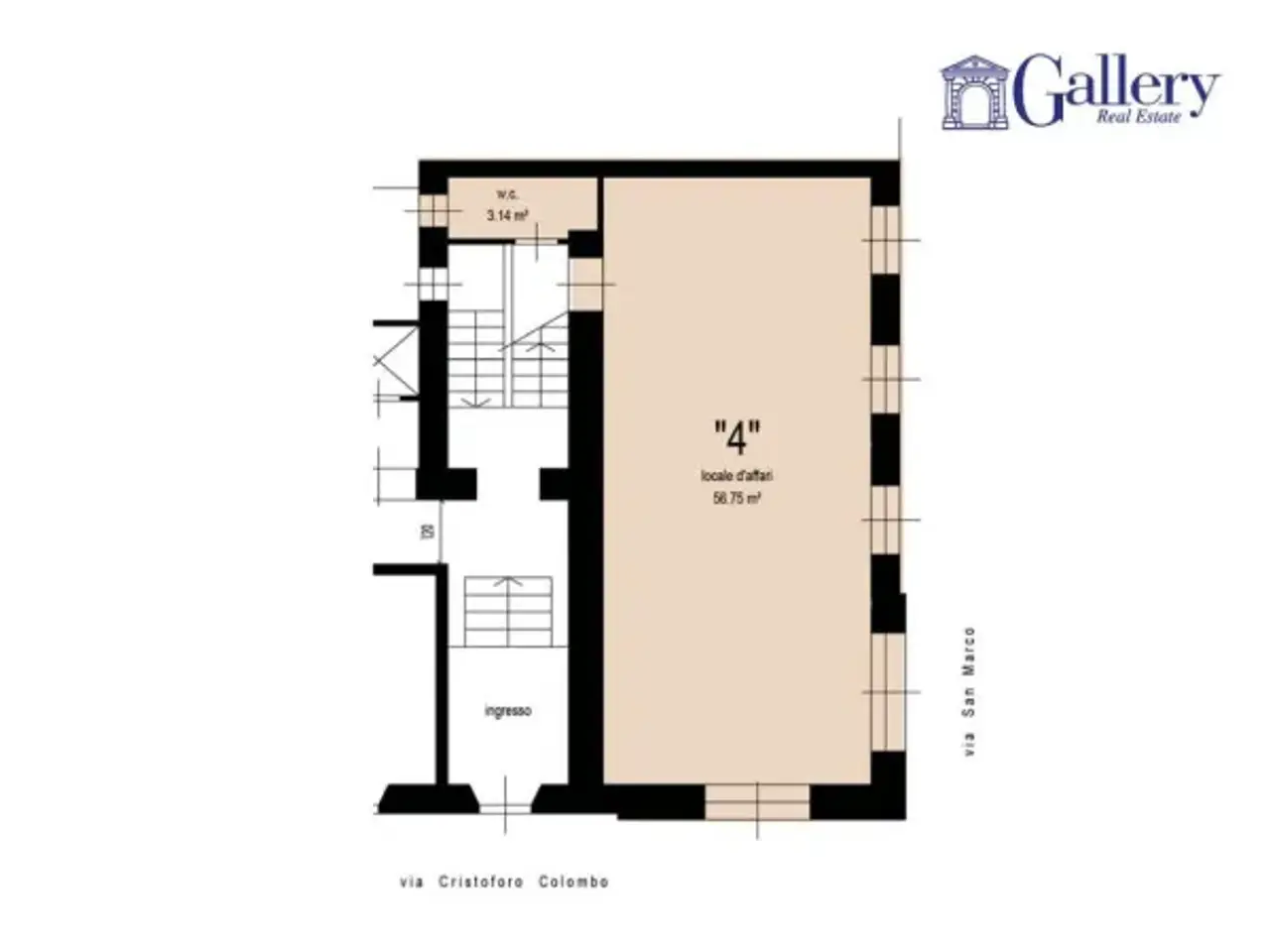 Negozio in Via Colombo, Trieste, {3} - Planimetria 1
