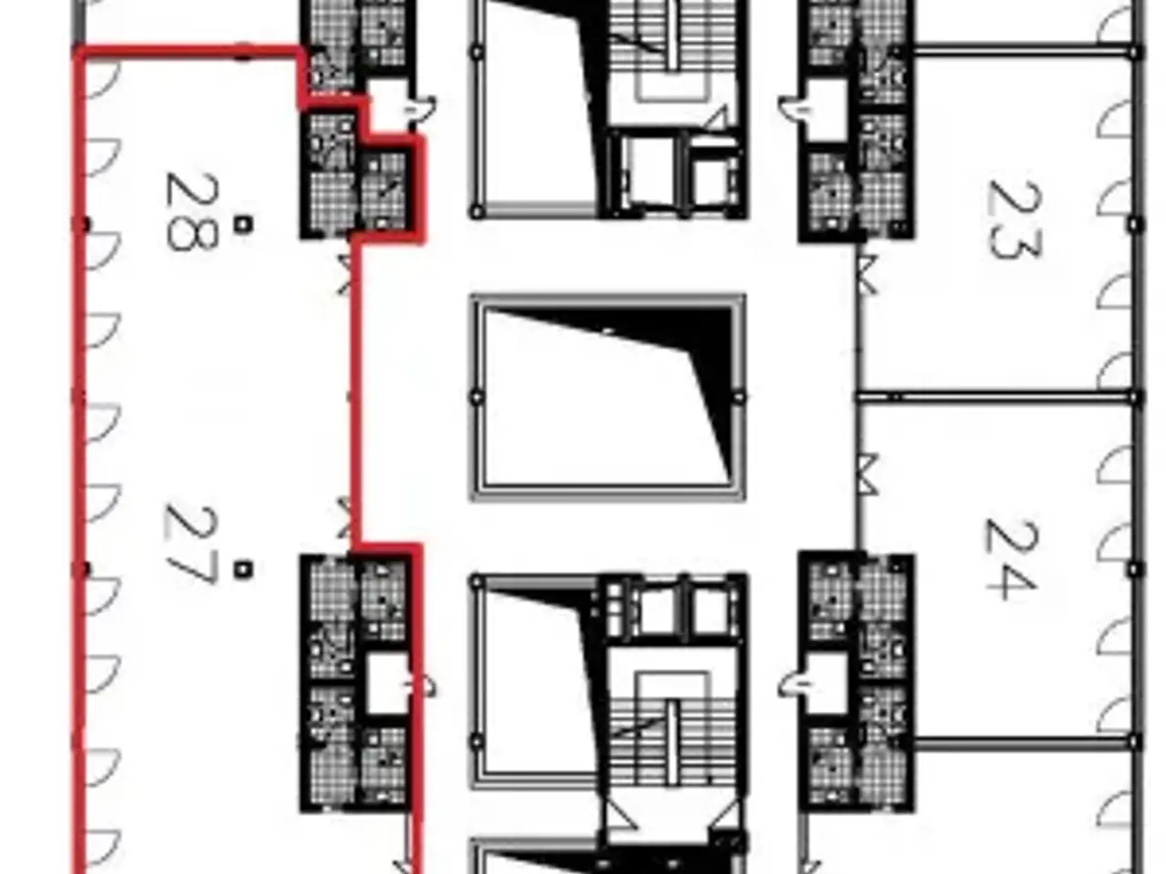 Ufficio in Via 25 Aprile 5, Pero, {3} - Planimetria 1